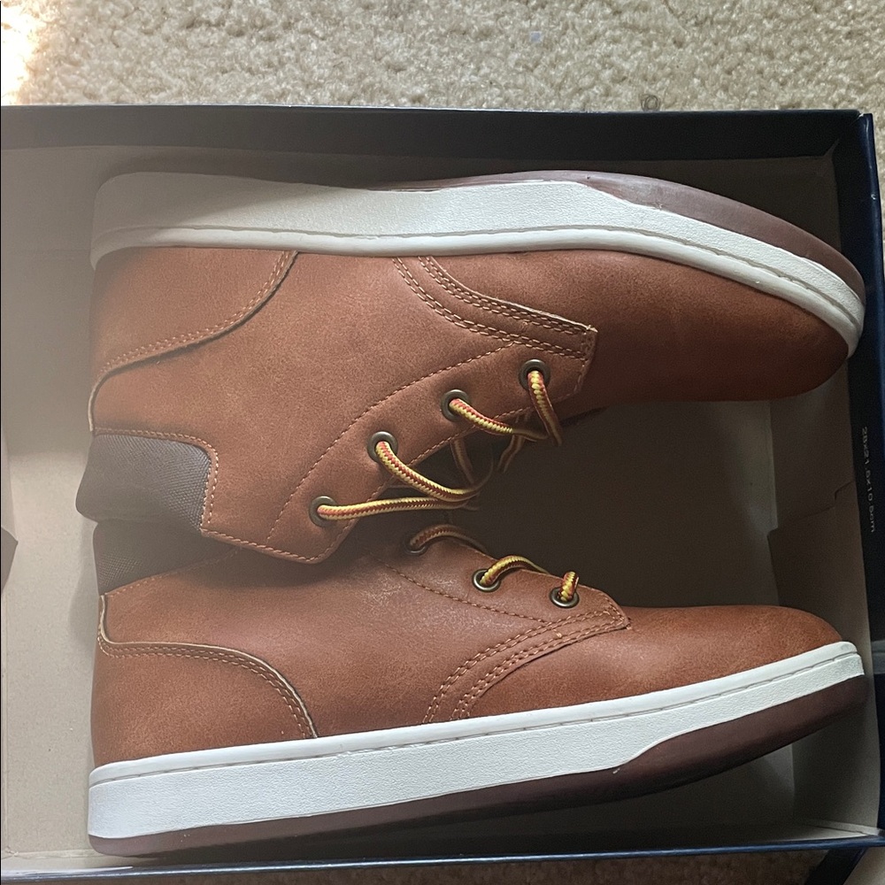 Polo Ralph Lauren Tan Polo Court Sneaker Boot